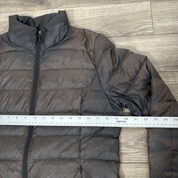 Eddie Bauer EB650 Down Jacket Womens M Brown Lightweight Puffer Hiking Travel - Picture 8 of 16
